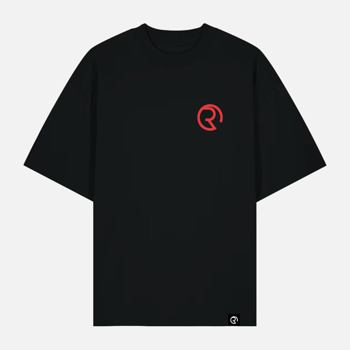 RDAM® | Casual Oversized Zwart | T-Shirt