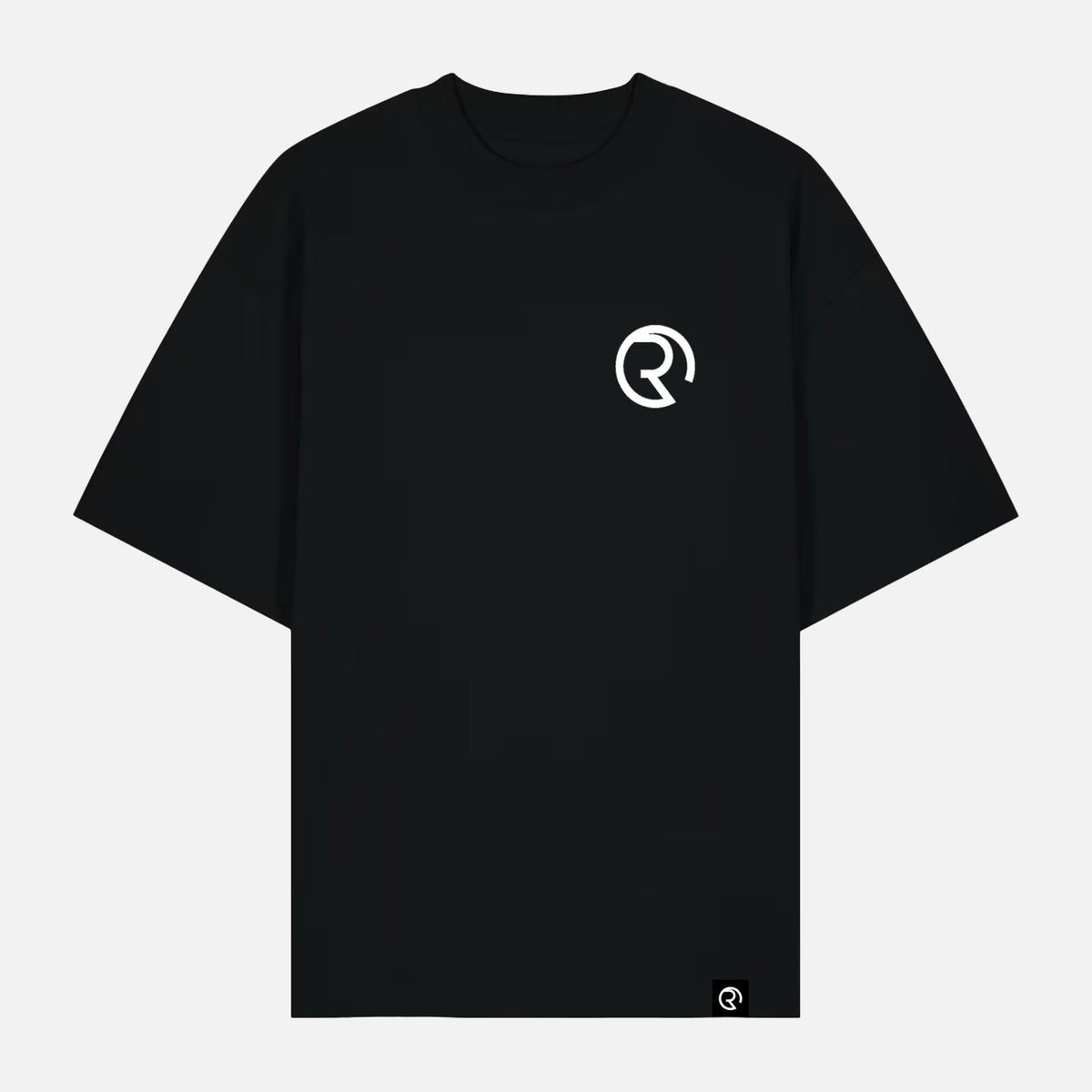 RDAM® | Casual Oversized Zwart | T-Shirt