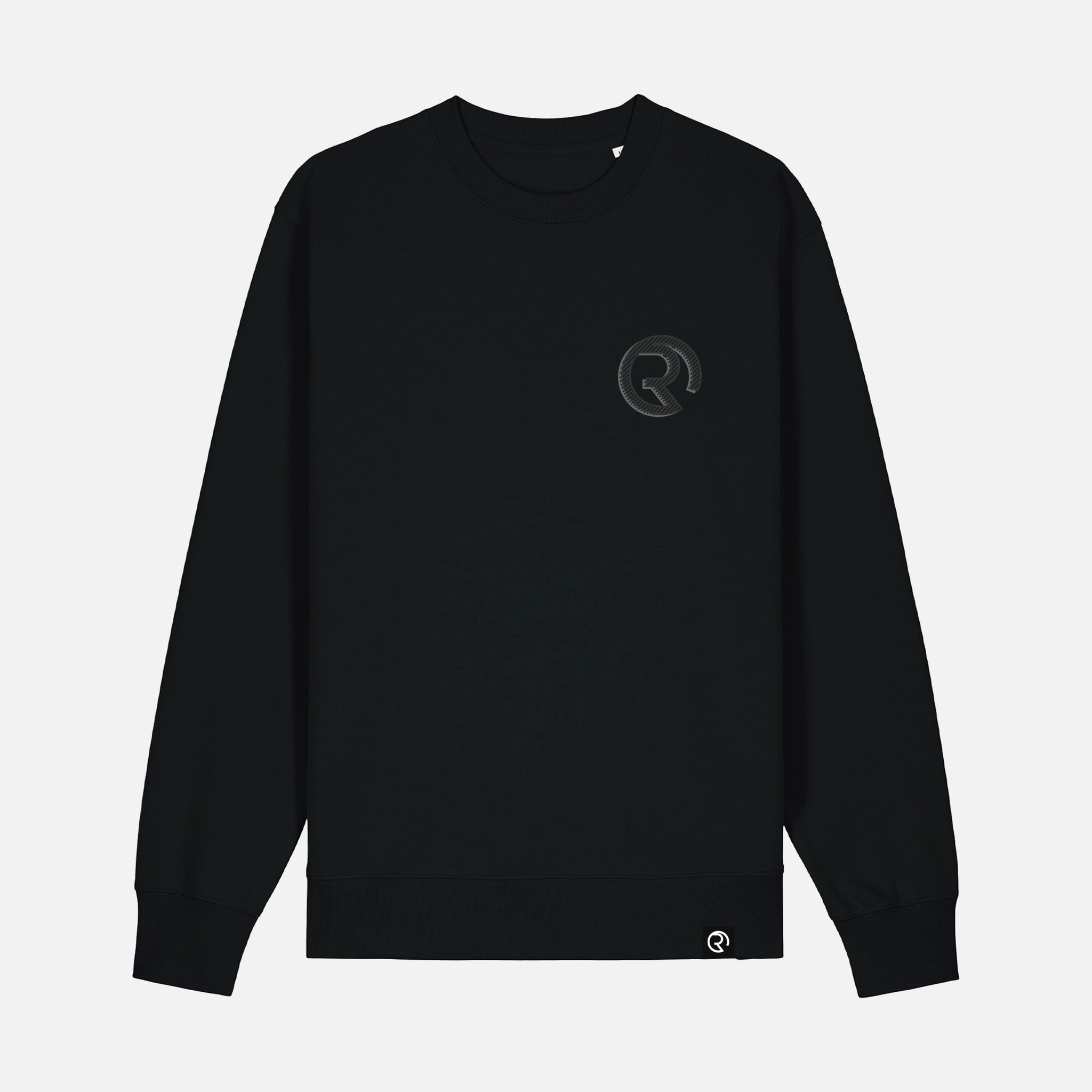 RDAM® | De Kuip Lineart op Zwart | Sweater - voorkant