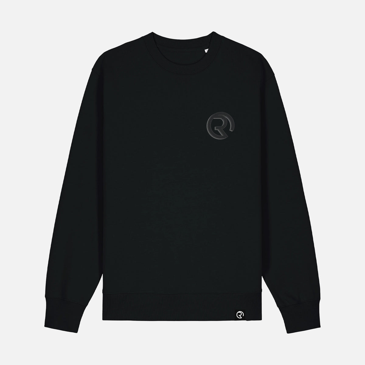 RDAM® | De Kuip Lineart op Zwart | Sweater - voorkant