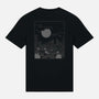 RDAM® | De Kuip Lineart op Zwart | T-Shirt - achterkant