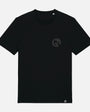 RDAM® | De Kuip Lineart op Zwart | T-Shirt - voorkant