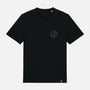 RDAM® | De Kuip Lineart op Zwart | T-Shirt - voorkant