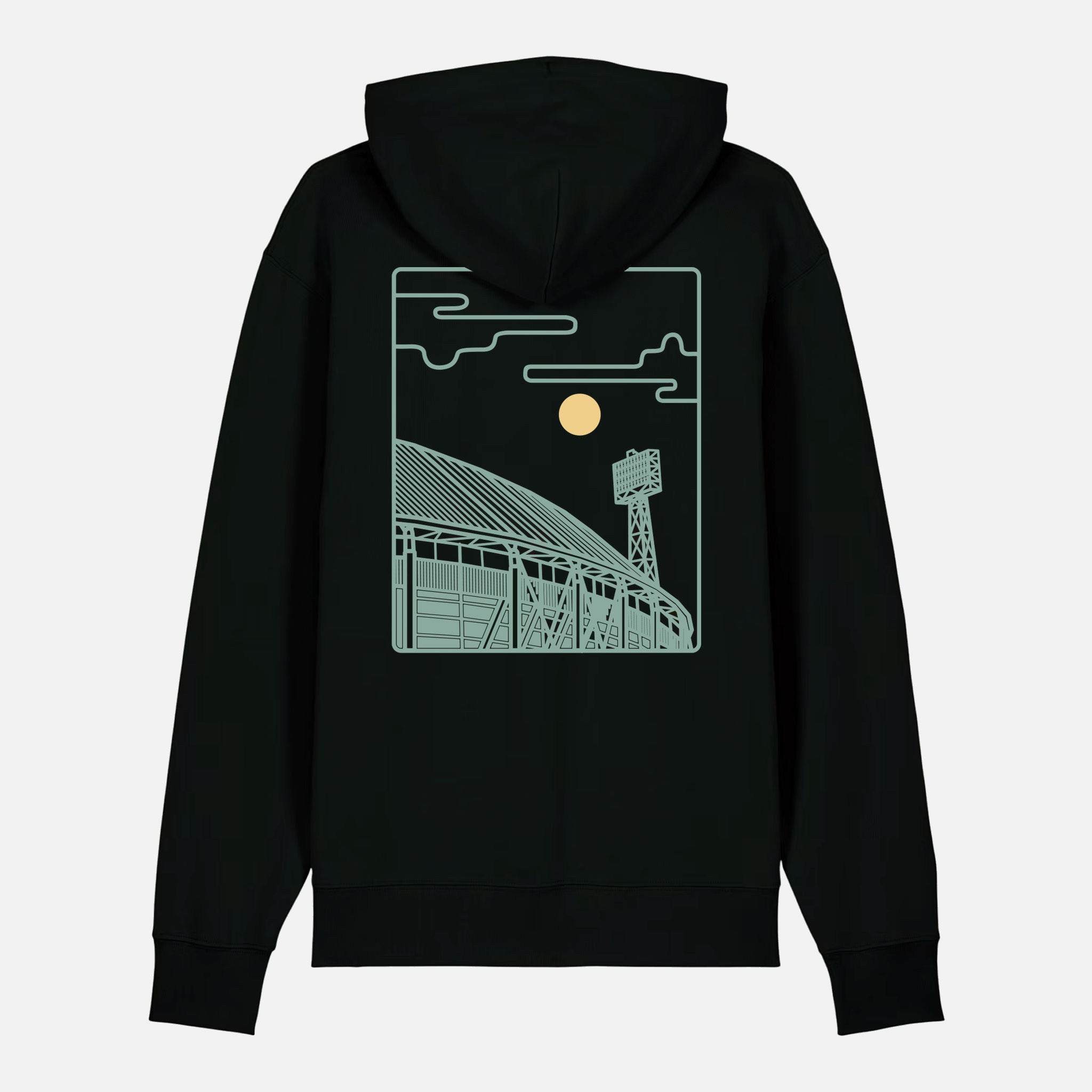 RDAM® | De Kuip Lampjes Lineart Editie | Hoodie - achterkant