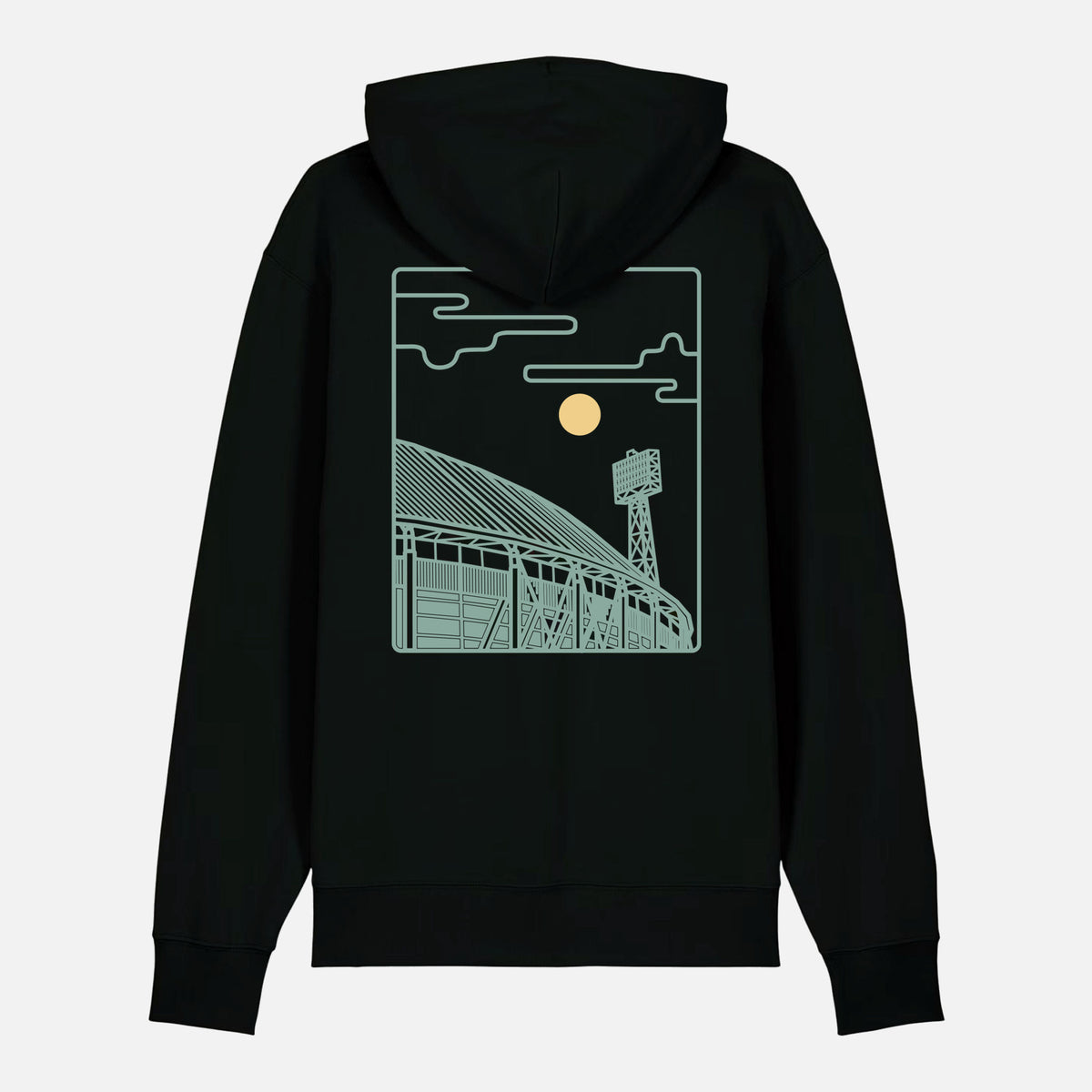 RDAM® | De Kuip Lampjes Lineart Editie | Hoodie - achterkant