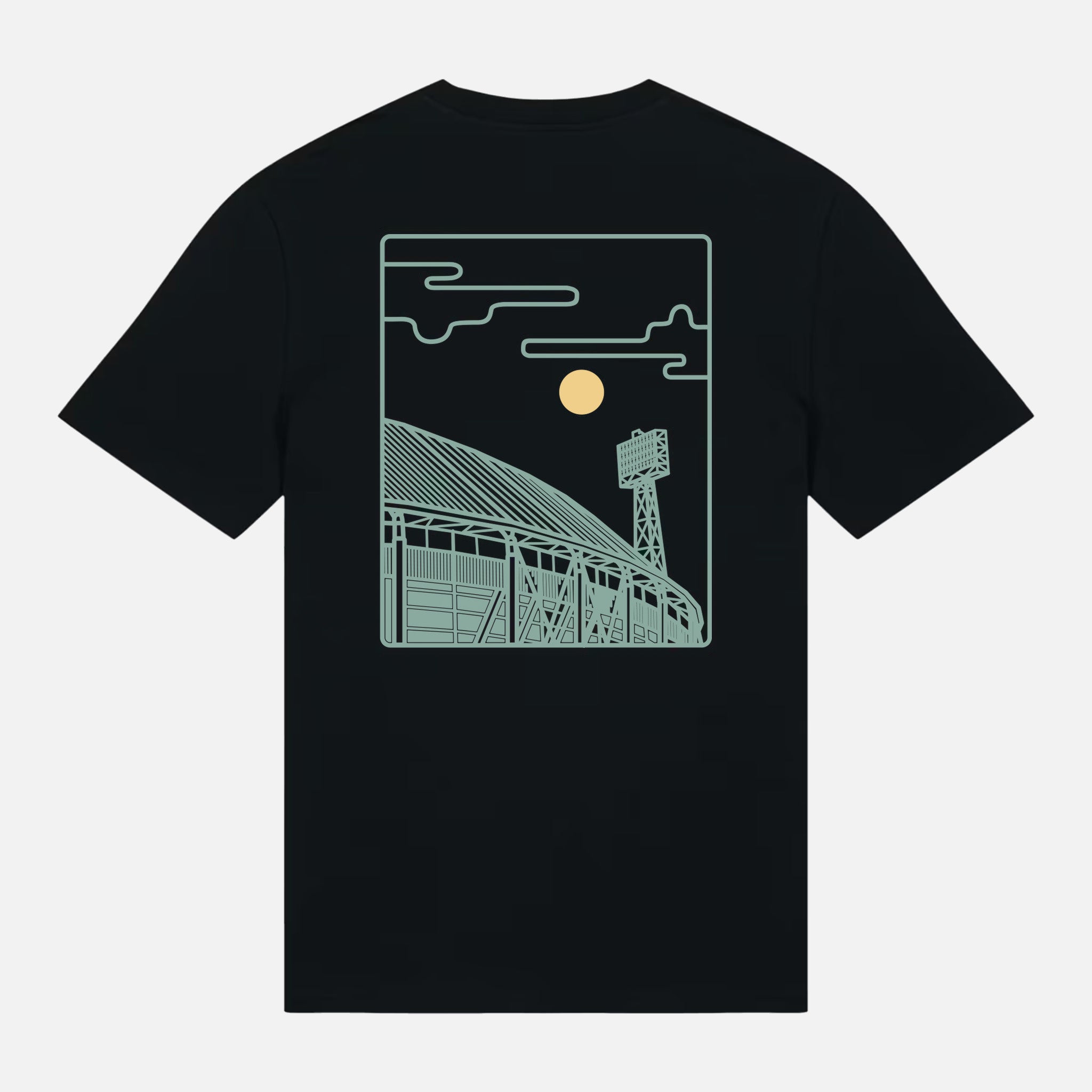 RDAM® | De Kuip Lampjes Lineart Editie | T-Shirt - achterkant