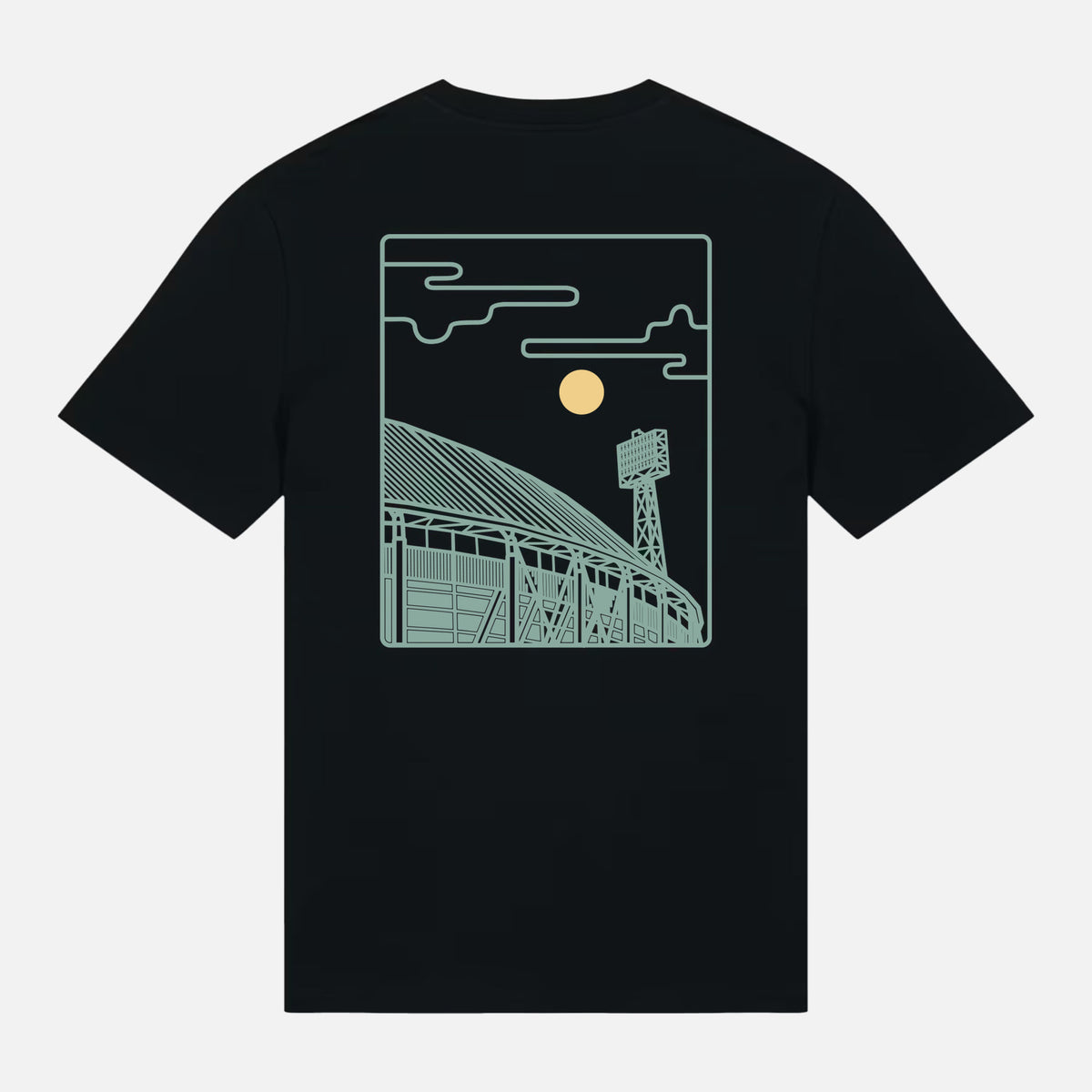 RDAM® | De Kuip Lampjes Lineart Editie | T-Shirt - achterkant