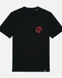 RDAM® | De Kuip Lampjes Lineart Rood-Wit | T-Shirt - voorkant