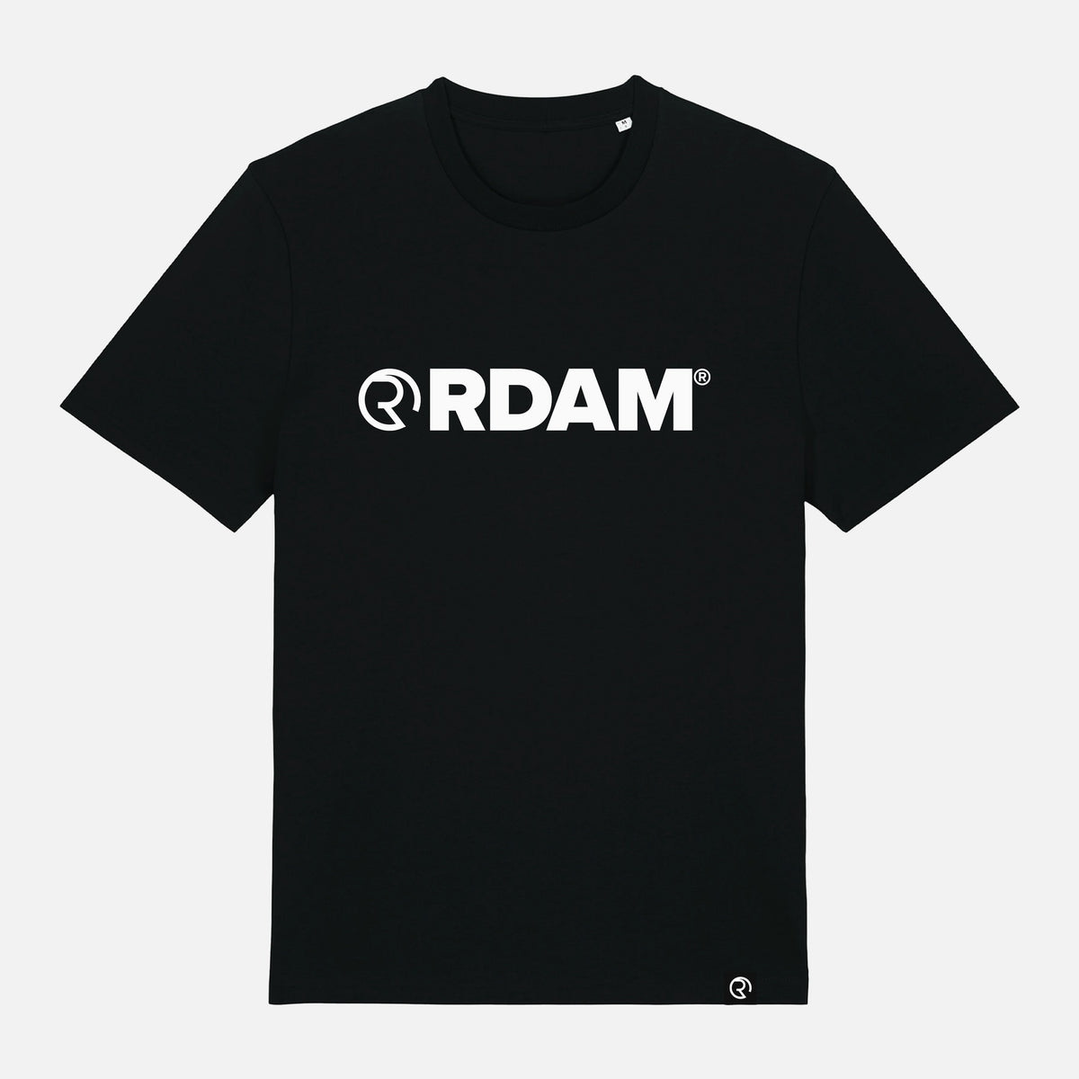 RDAM® | Iconic Essential op Zwart | T-Shirt