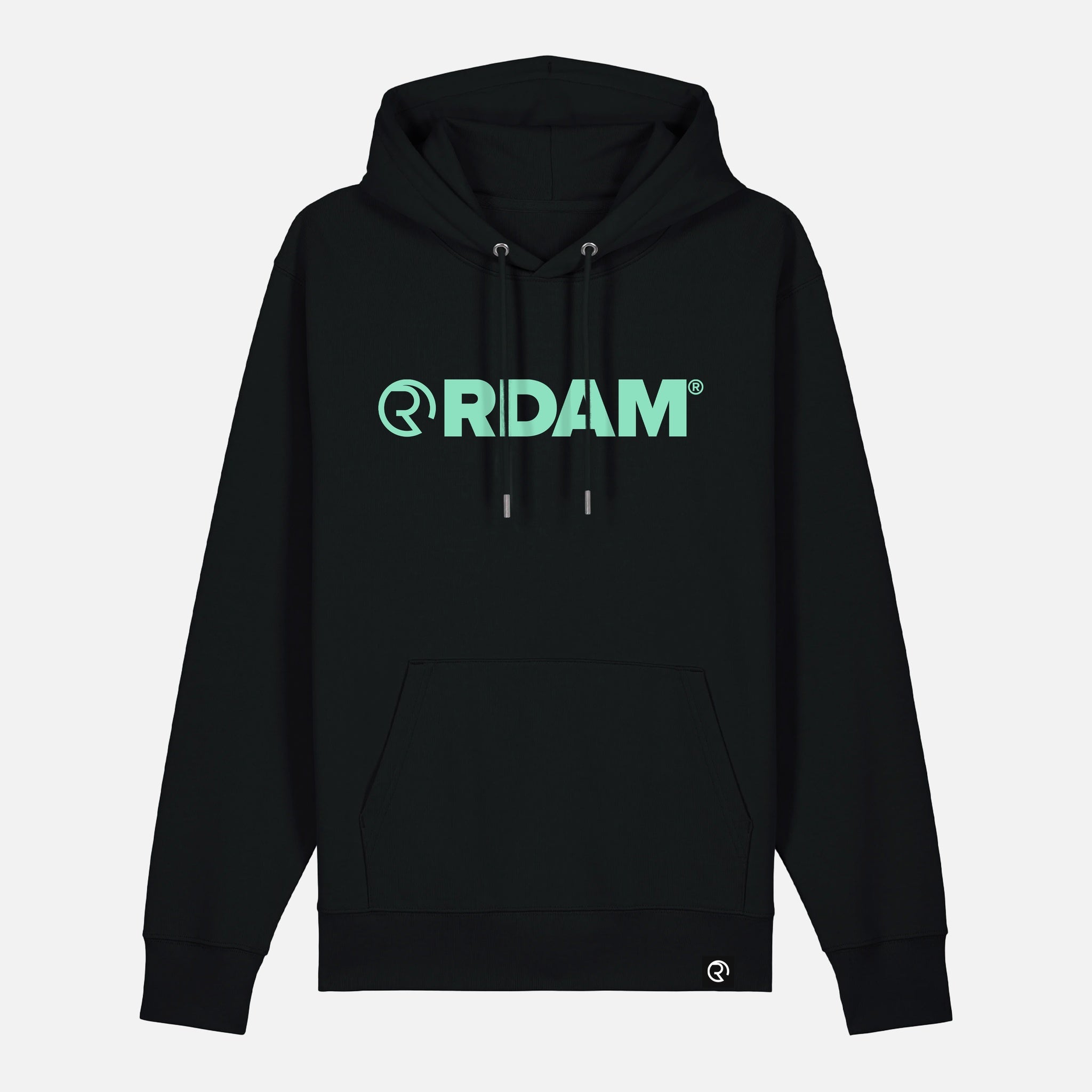 RDAM® | Iconic Essential op Zwart | Hoodie