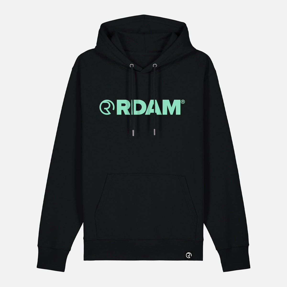 RDAM® | Iconic Essential op Zwart | Hoodie