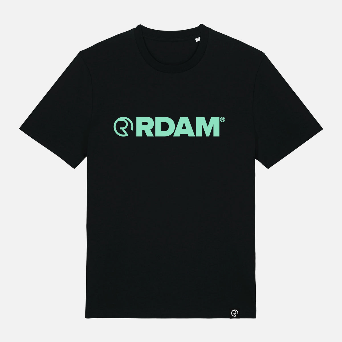 RDAM® | Iconic Essential op Zwart | T-Shirt