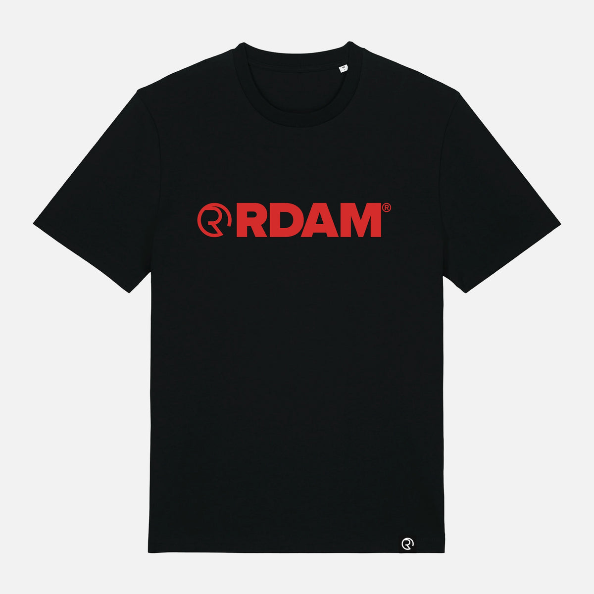 RDAM® | Iconic Essential op Zwart | T-Shirt
