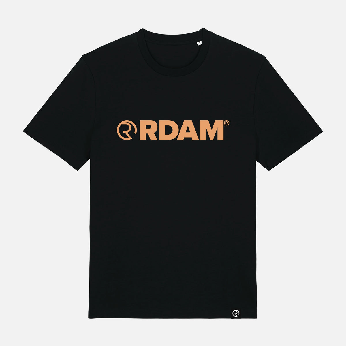 RDAM® | Iconic Essential op Zwart | T-Shirt