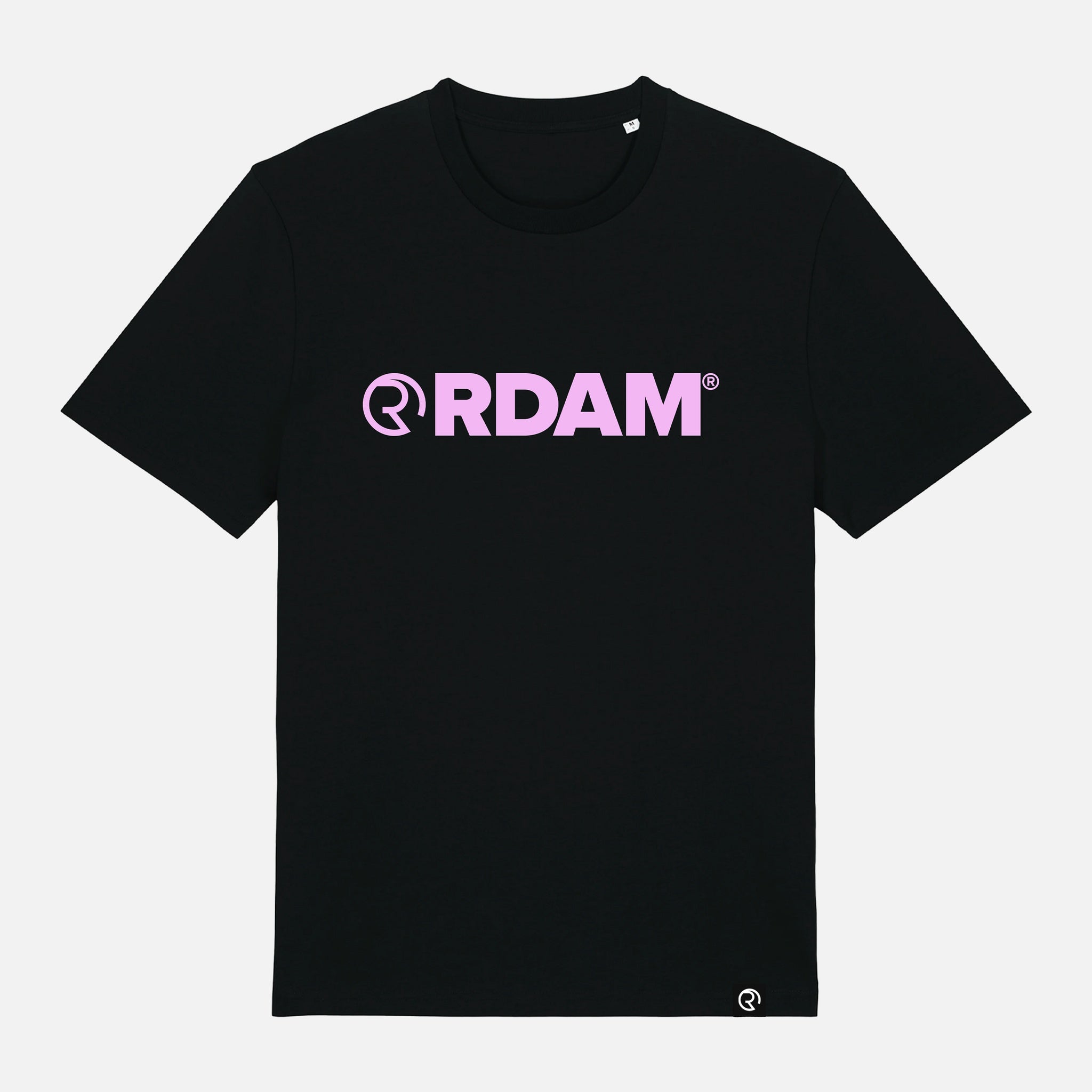 RDAM® | Iconic Essential op Zwart | T-Shirt