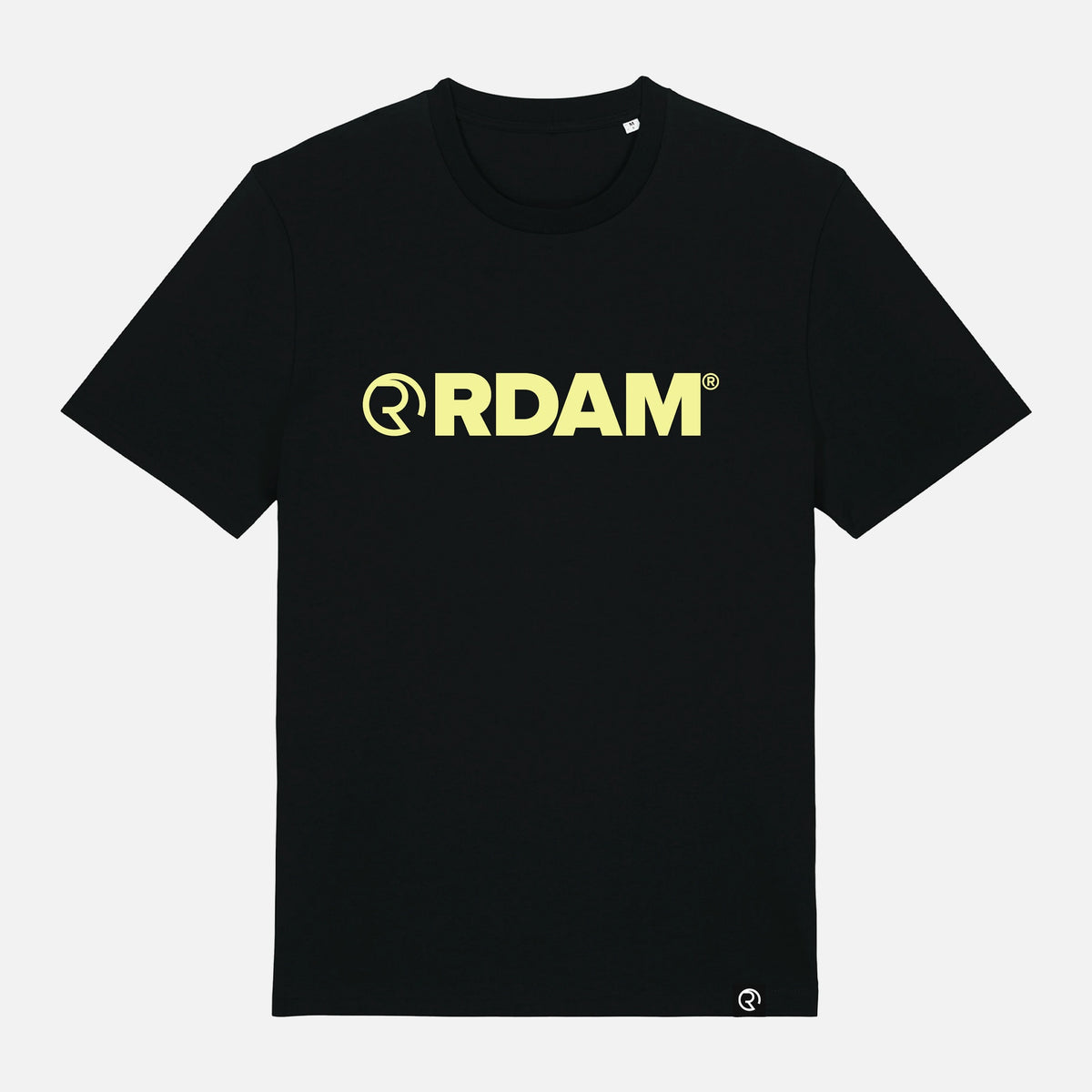 RDAM® | Iconic Essential op Zwart | T-Shirt