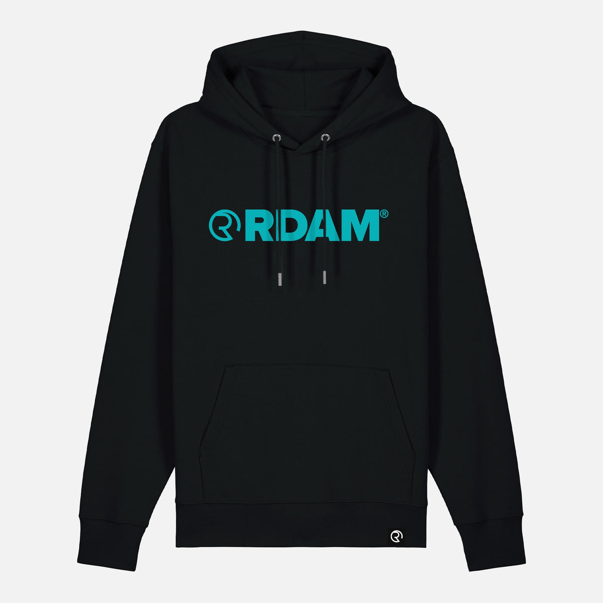 RDAM® | Iconic Essential op Zwart | Hoodie