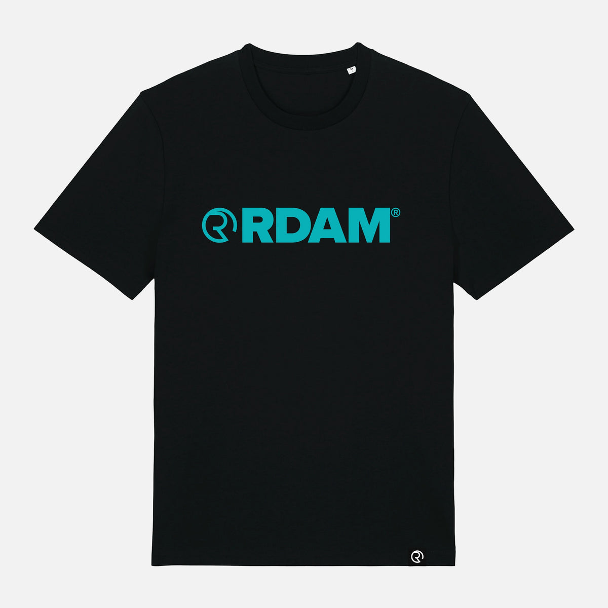 RDAM® | Iconic Essential op Zwart | T-Shirt