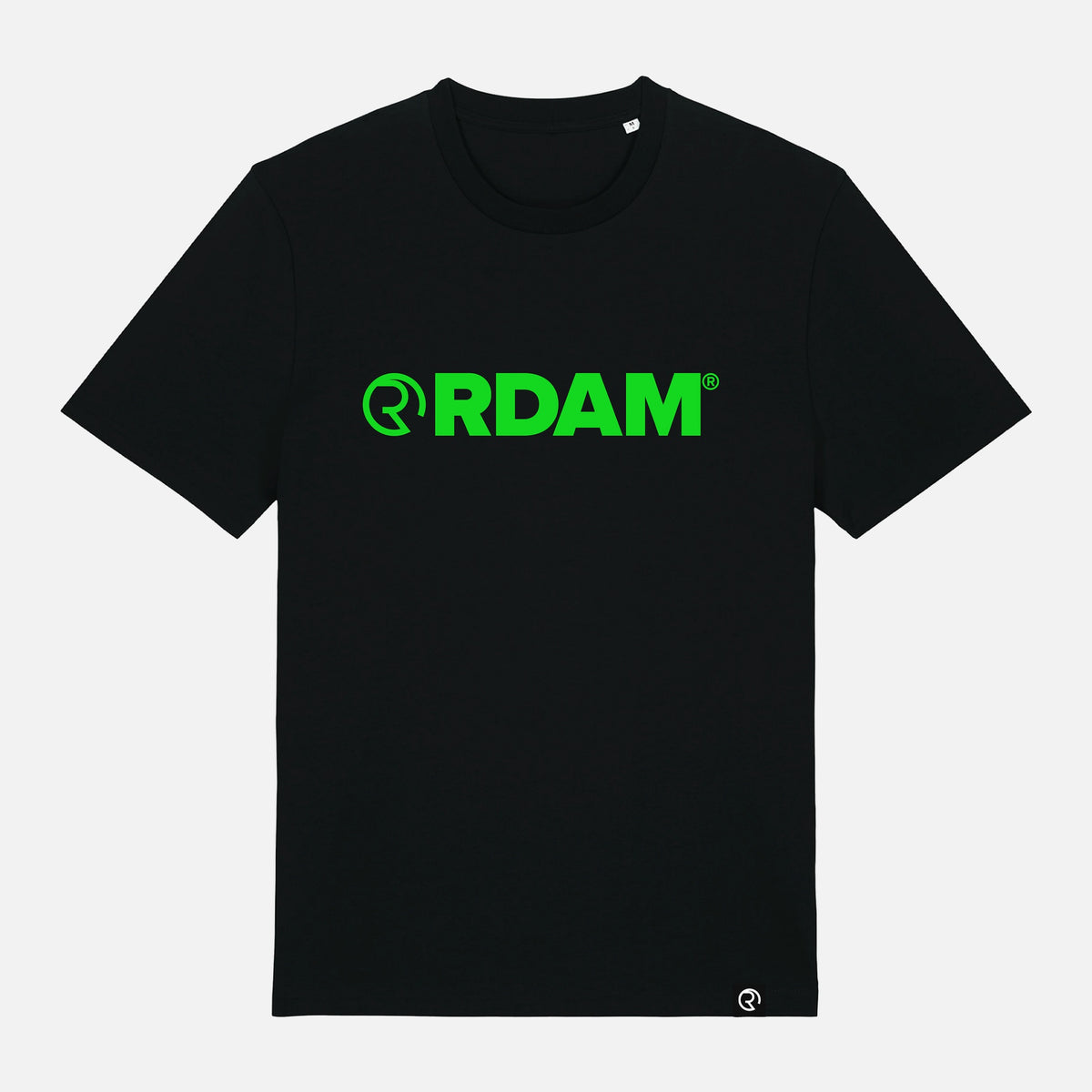 RDAM® | Iconic Essential op Zwart | T-Shirt