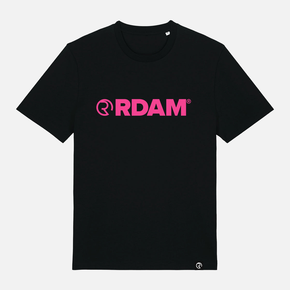 RDAM® | Iconic Essential op Zwart | T-Shirt