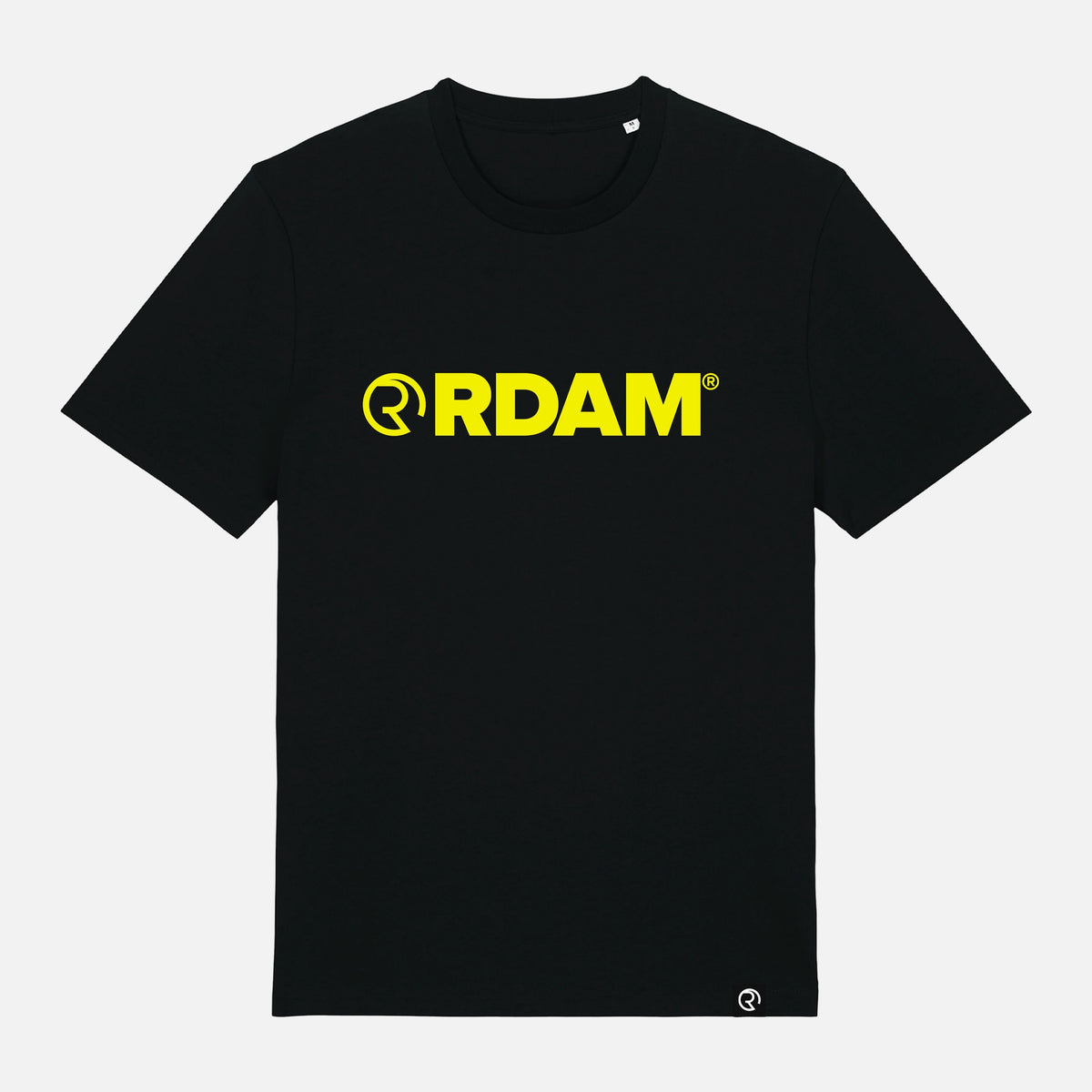 RDAM® | Iconic Essential op Zwart | T-Shirt