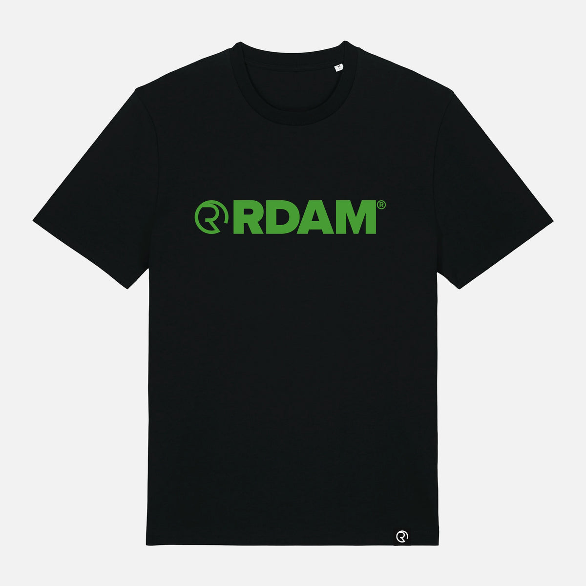 RDAM® | Iconic Essential op Zwart | T-Shirt