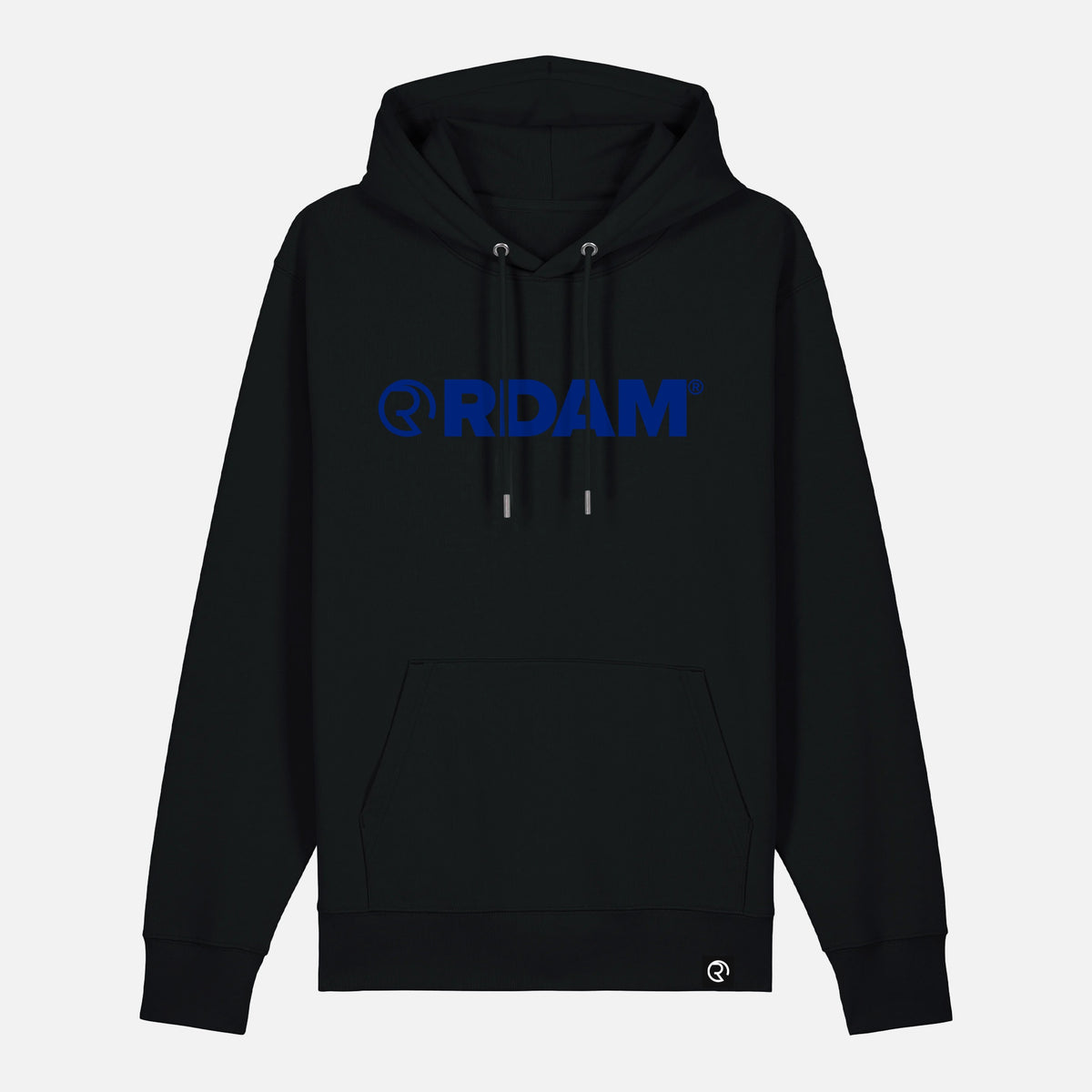 RDAM® | Iconic Essential op Zwart | Hoodie