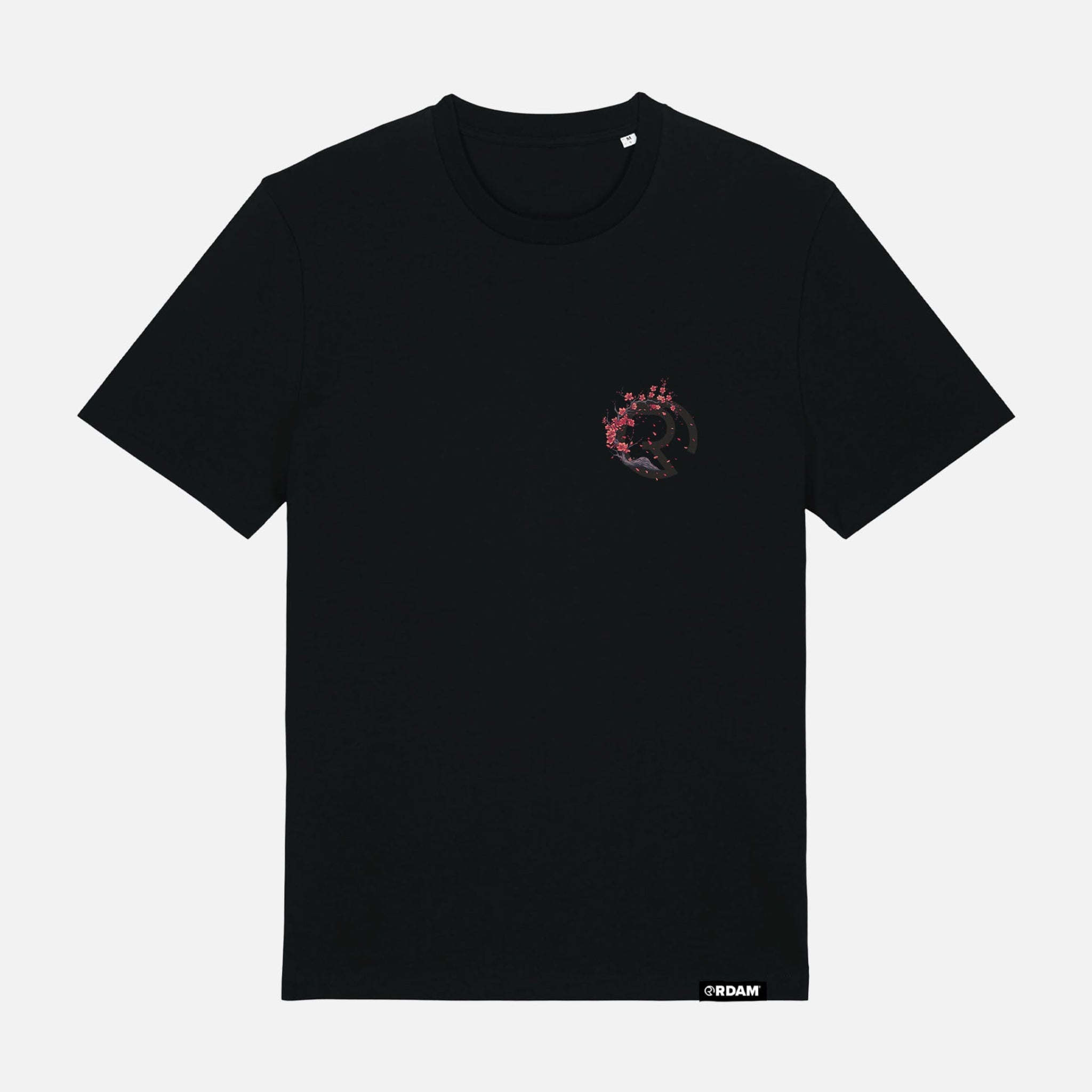 RDAM® | Sakura Editie op Zwart | T-Shirt