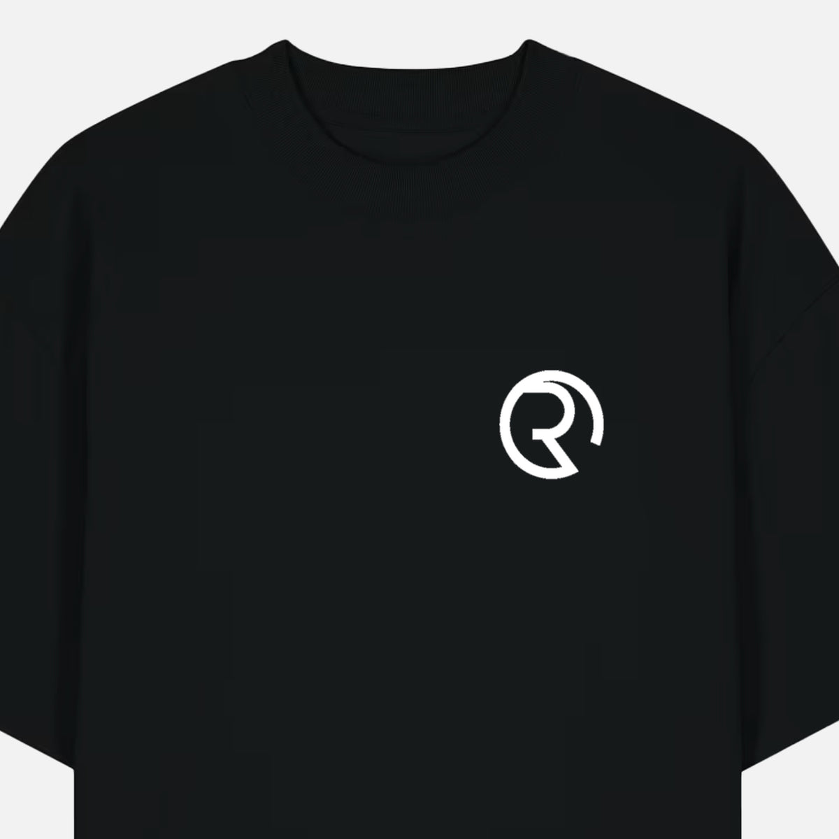 RDAM® | Casual Oversized Zwart | T-Shirt