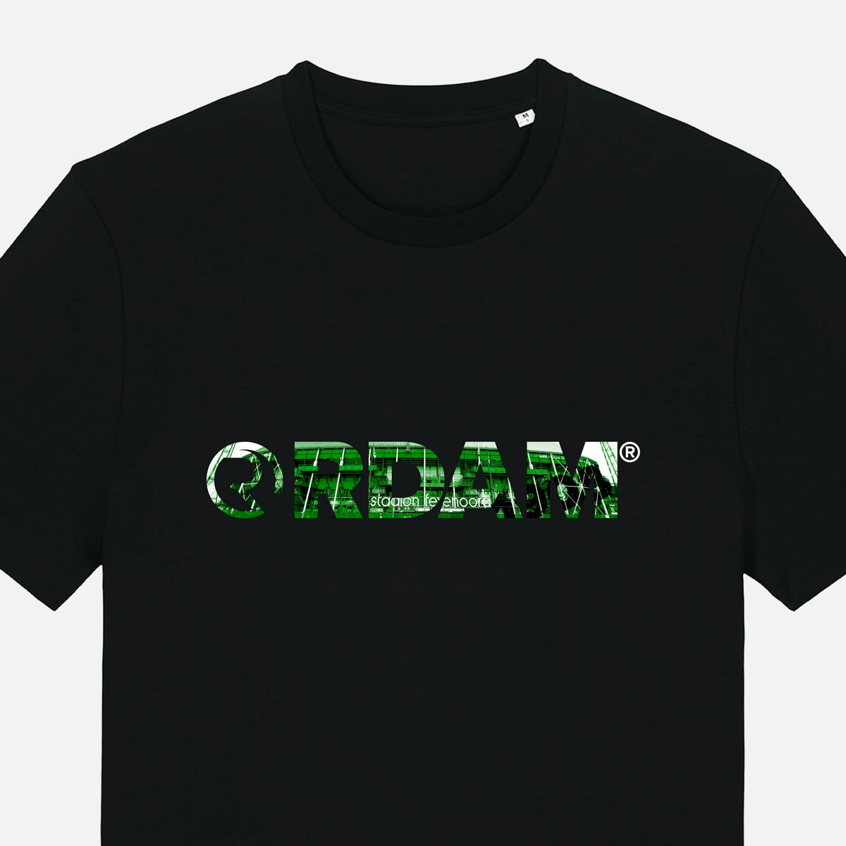 RDAM® | Feyenoord Kuip 1908 Editie op Zwart | T-Shirt