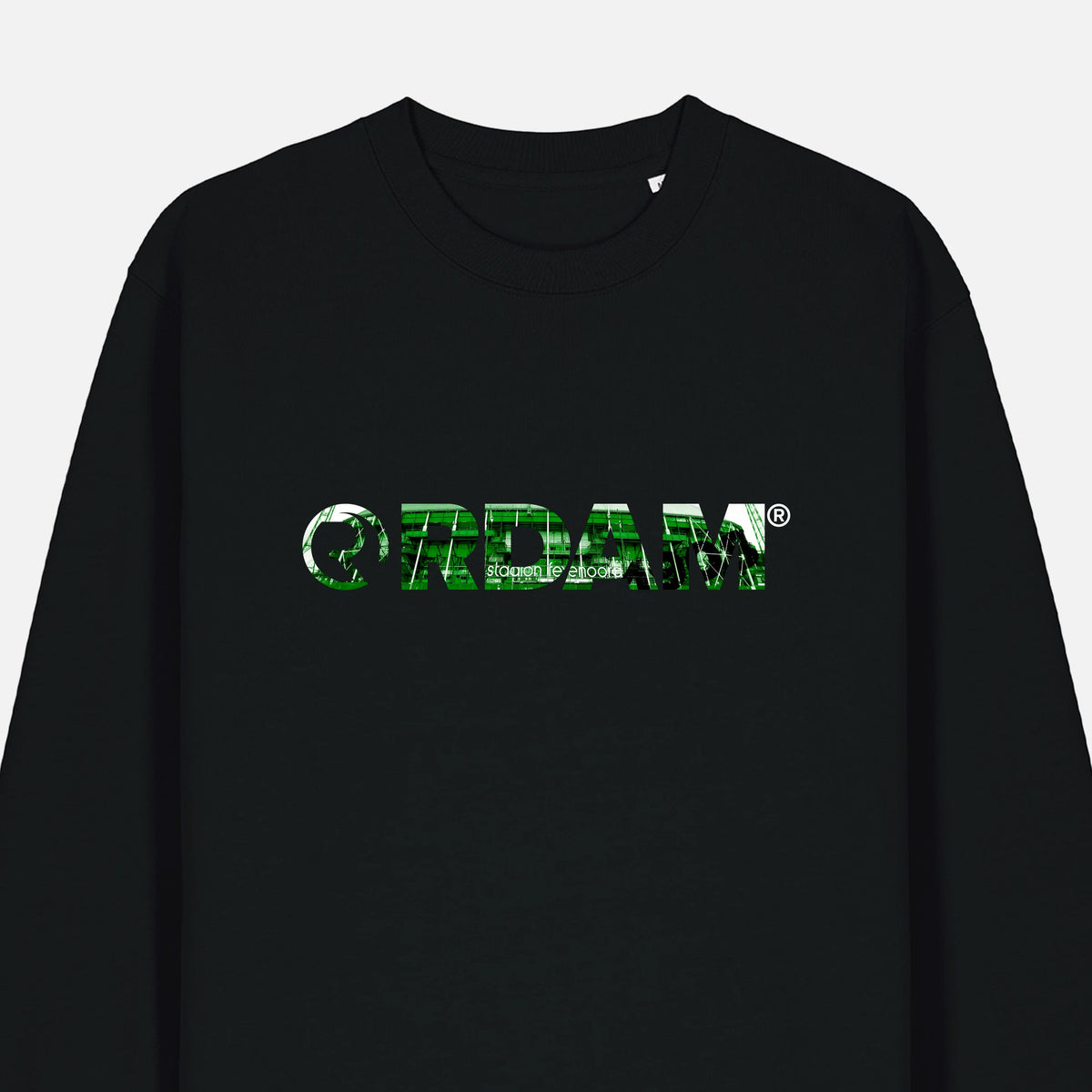 RDAM® | Feyenoord Kuip 1908 Editie op Zwart | Sweater